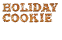 Christmas Text Cookies Santa Claus - Bogusia - Free PNG