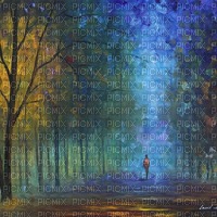 background sad forest path - PNG gratuit