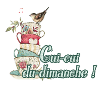 Cui-cui du dimanche - Animovaný GIF zadarmo