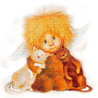 Y.A.M._Angel cats - Free PNG