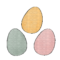 Easter Eggs - Безплатен анимиран GIF