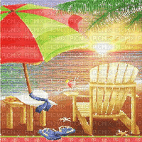 soave background animated vintage summer terrace - Nemokamas animacinis gif