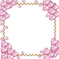 pink heart frame Bb2 - zadarmo png