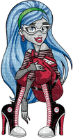 ghoulia yelps sitting monster high - png grátis
