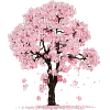 Tree in Spring - GIF animé gratuit