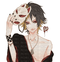 Anime boy mask ❤️ elizamio - darmowe png