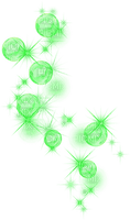 Bubbles.Sparkles.Green - darmowe png