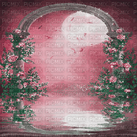 soave background animated flowers rose night - Besplatni animirani GIF