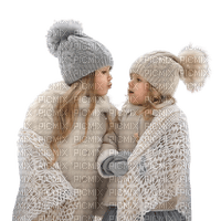 kikkapink winter children girl baby couple - png gratis
