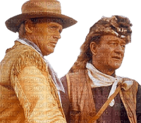 western John Wayne et Richard Widmark - zdarma png