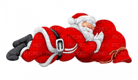 Santa Claus sleeping - ücretsiz png