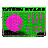 green stage - Gratis animerad GIF