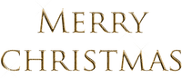 Merry Christmas.Text.Gold.Victoriabea - 免费PNG