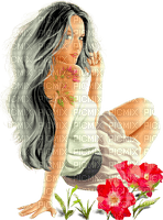 Woman spring - 免费PNG