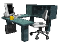 Animated computer desk gif - GIF animado gratis
