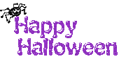 purple happy halloween - Free animated GIF