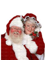 Santa and Mrs Claus bp - darmowe png