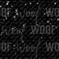 wolf text black background - darmowe png