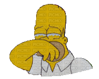Sad The Simpsons - Бесплатный анимированный гифка
