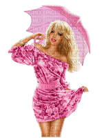 woman rosa pink - ücretsiz png