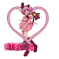 coeur bisous - Free animated GIF