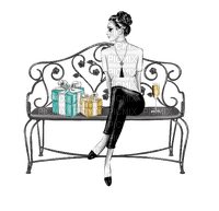 Woman Box Champagne Tiffany & Co. - Bogusia - bezmaksas png