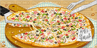 Pizza - Animovaný GIF zadarmo