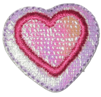 shiny heart applique - Free PNG