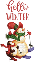 Hello Winter - PNG gratuit