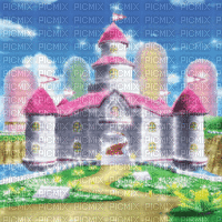 Mario Castle Background - GIF เคลื่อนไหวฟรี