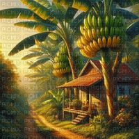 Background - Banana - PNG gratuit
