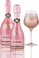 Champagne Pink Gold Black - Bogusia - PNG gratuit