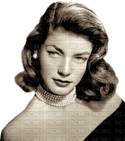 Lauren Bacall sepia - Free PNG