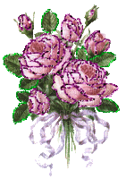 Bouquet de roses - GIF animasi gratis