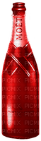 Champagne.Bottle.Red - zdarma png