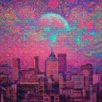 Pink Cityscape - kostenlos png