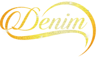 Denim Yellow Text - Bogusia - Free PNG