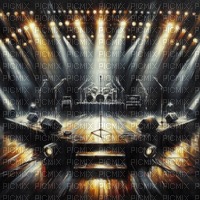 Well Lit Music Stage - gratis png