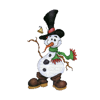 bonhomme de neige  dancing snowmans gif