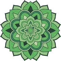 Green Mandala - PNG gratuit