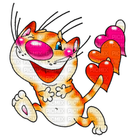 Y.A.M._Valentine little animals cat - PNG gratuit