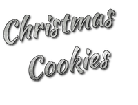 Christmas Cookies Text - Bogusia - ingyenes png