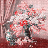 soave background animated room  pink teal - GIF animate gratis