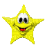 Smiling star animated oldweb gif - Free animated GIF