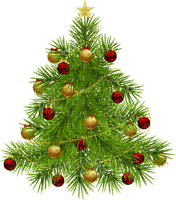 Kaz_Creations Christmas Deco Tree - 免费PNG