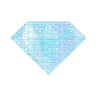 minou-diamond animated-blue - Free animated GIF