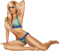 Woman, Summer, bikini. Leila - ücretsiz png
