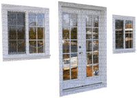 Tür mit Fenster - zdarma png