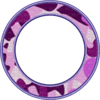 Purple Circle Frame - zdarma png