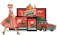 Christmas car, truck, bp - nemokama png